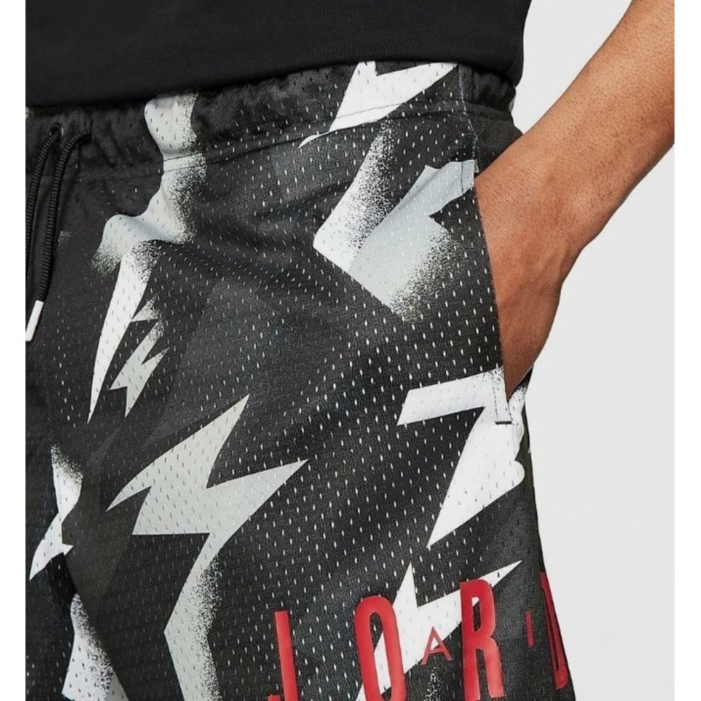 Jordan Jumpman Air Allover Printed Mesh Nike Men's Basketball Shorts - L NWT - Picture 2 of 9